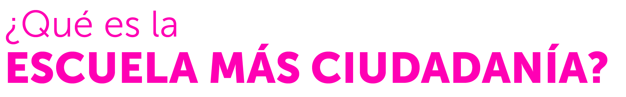 Que es la Escuela